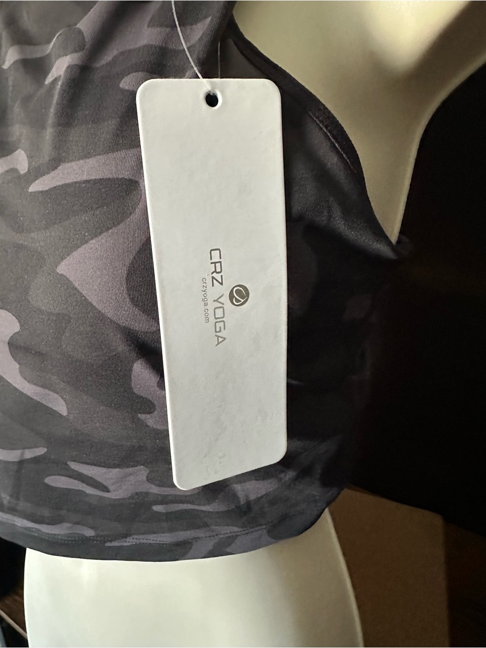 CRZ YOGA Racerback Crop Bikini Tops
Built-in Pads, A-D Cup High Neck Swim top - Picture 6 of 8